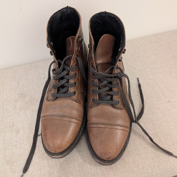 Thursday Boot Company Shoes - Thursday Boot Company Brown Lace Up Boots